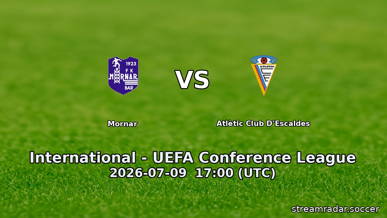 Atlètic Club D'Escaldes vs Mornar