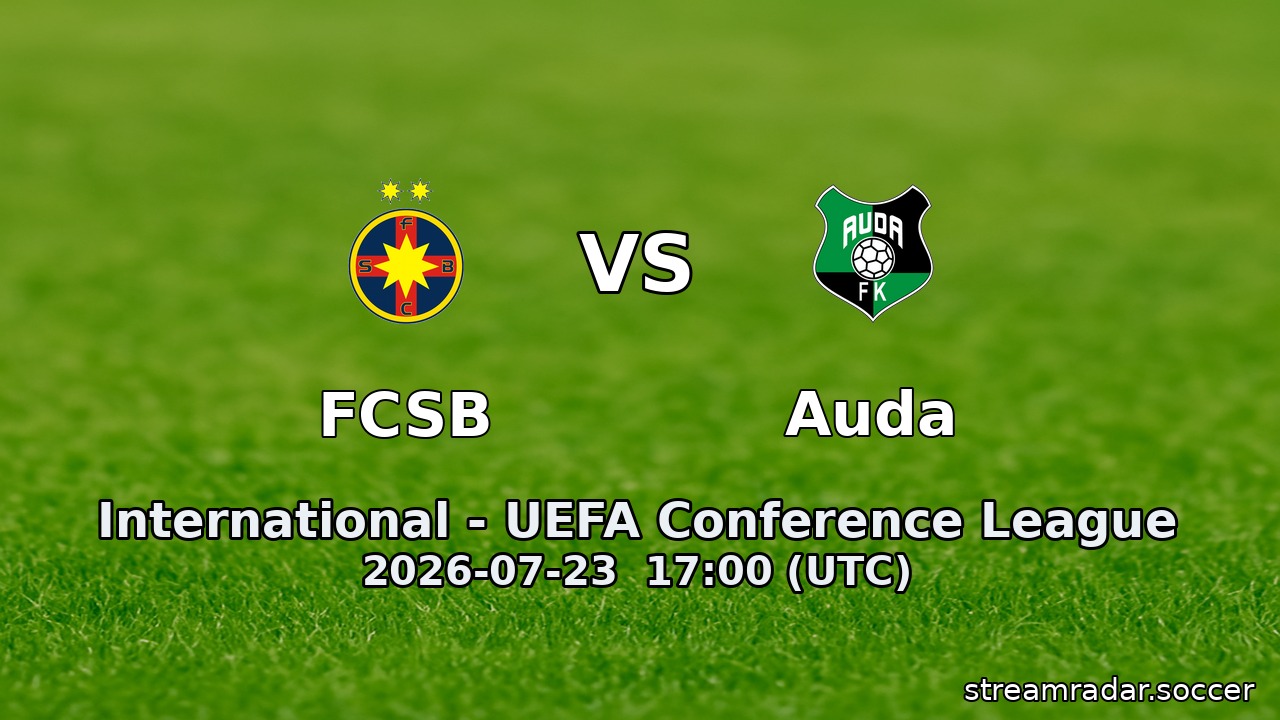 FCSB vs Auda