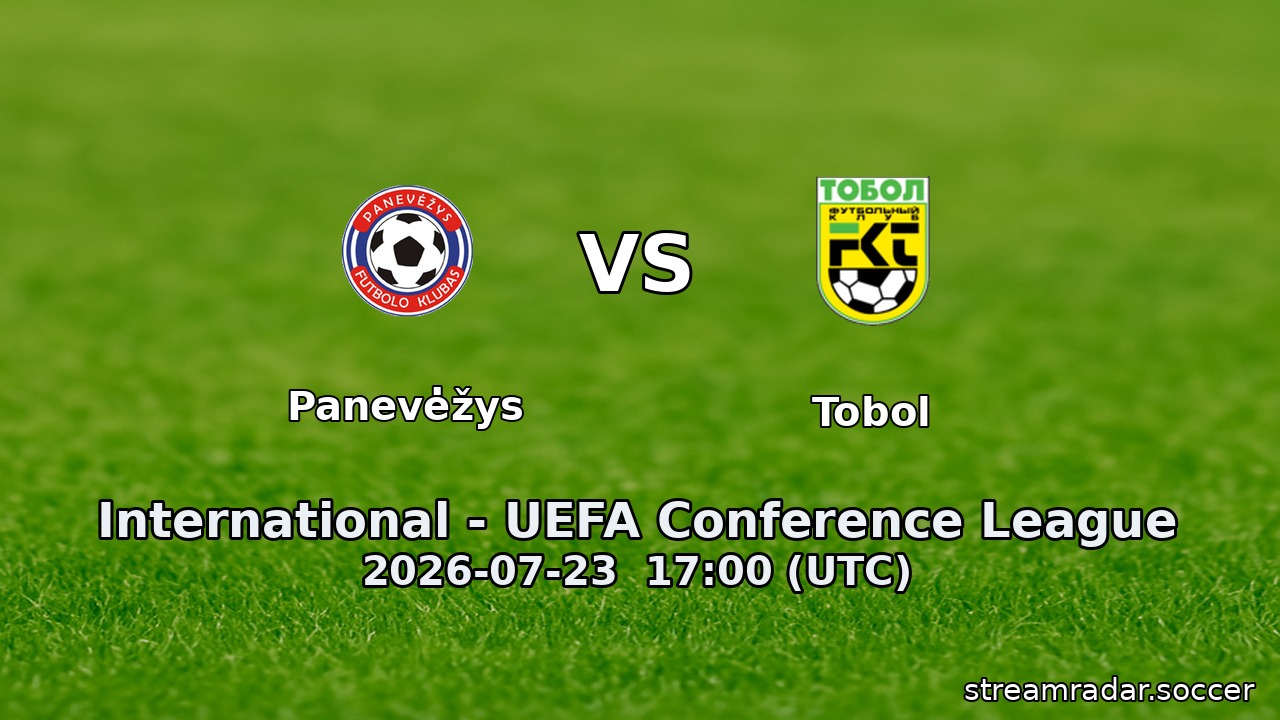 Panevėžys vs Tobol