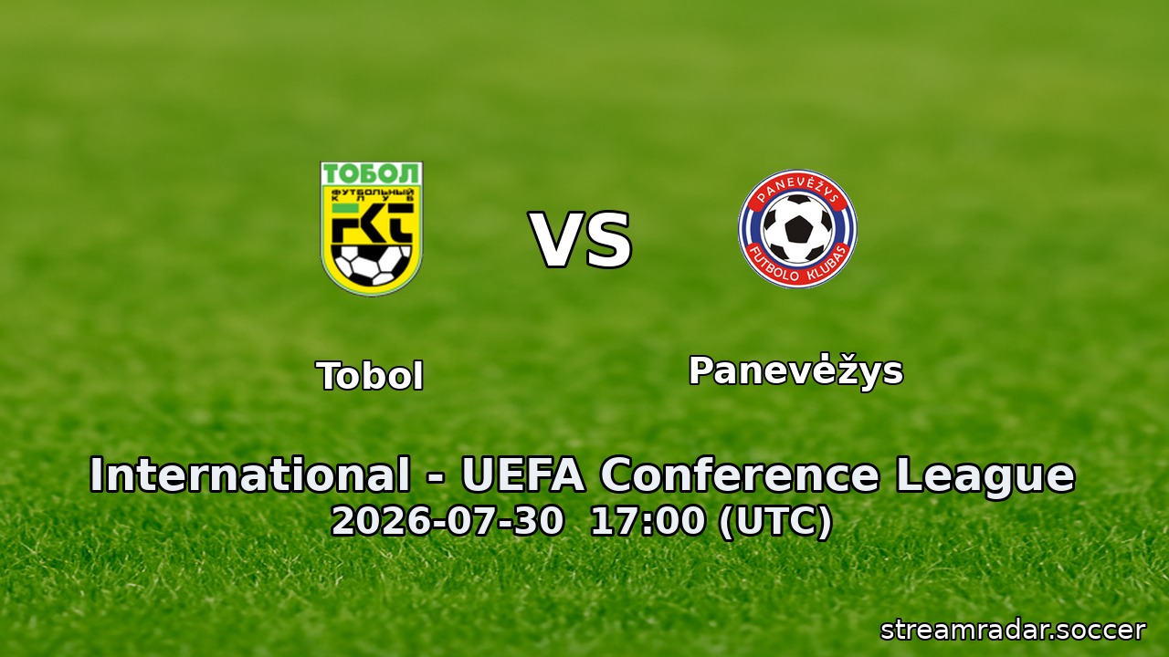 Tobol vs Panevėžys