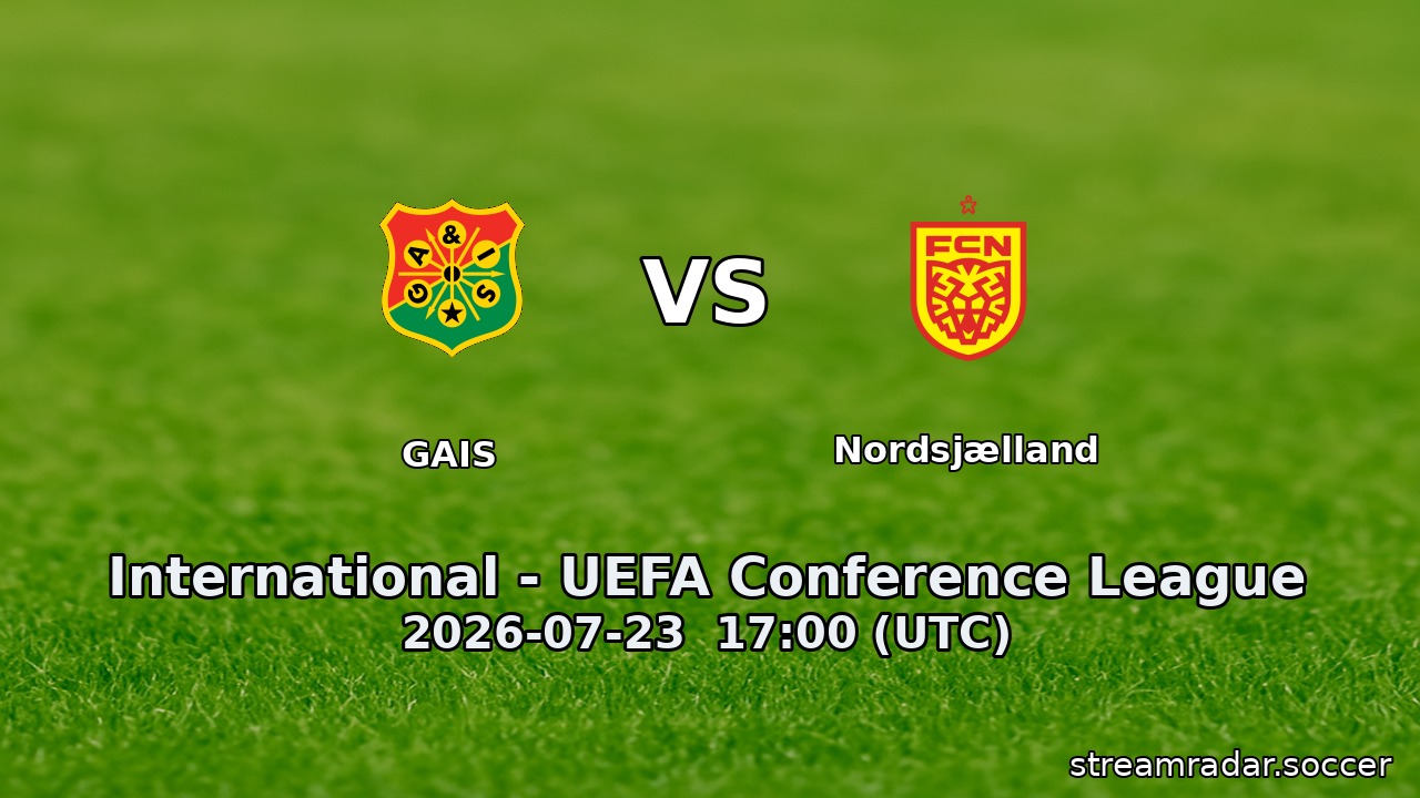 GAIS vs Nordsjælland