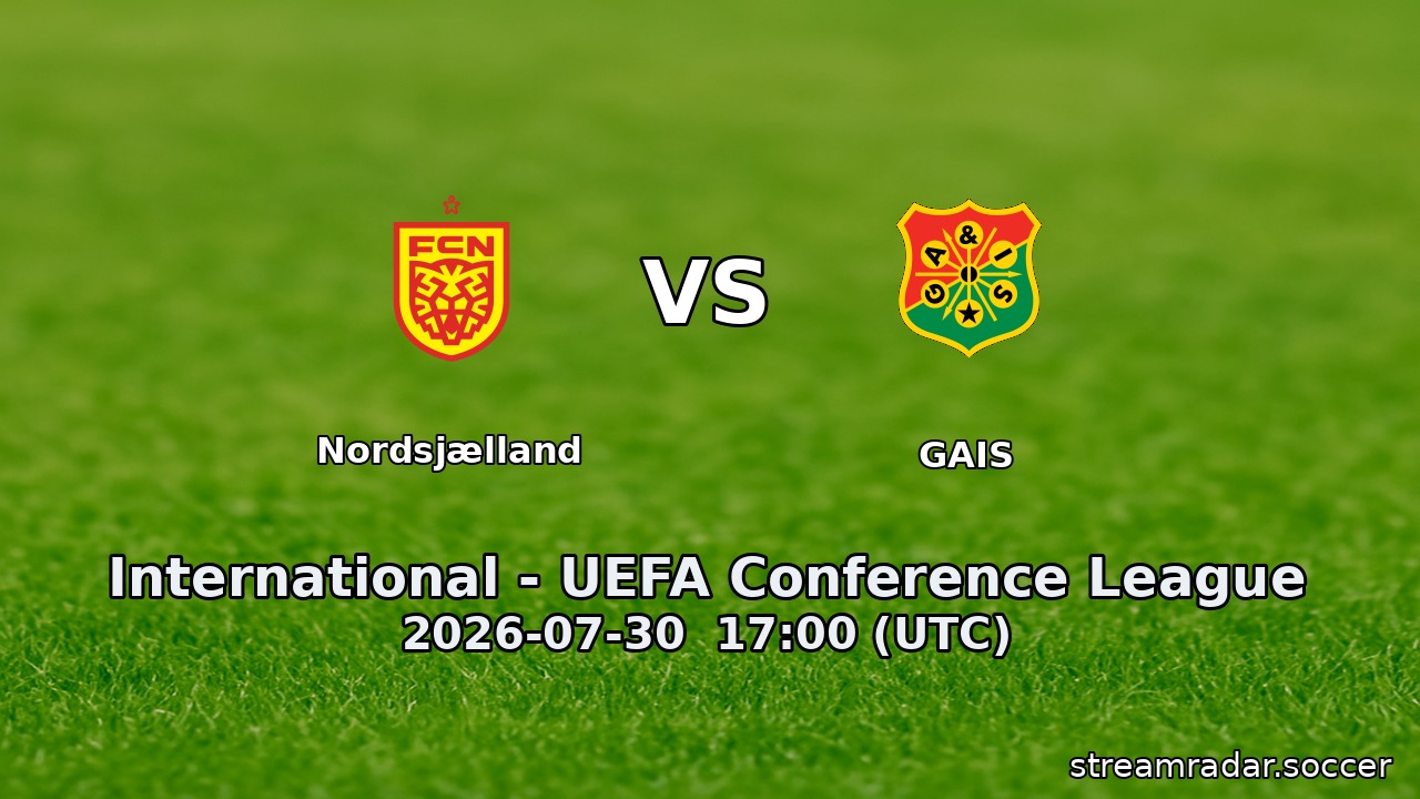 Nordsjælland vs GAIS
