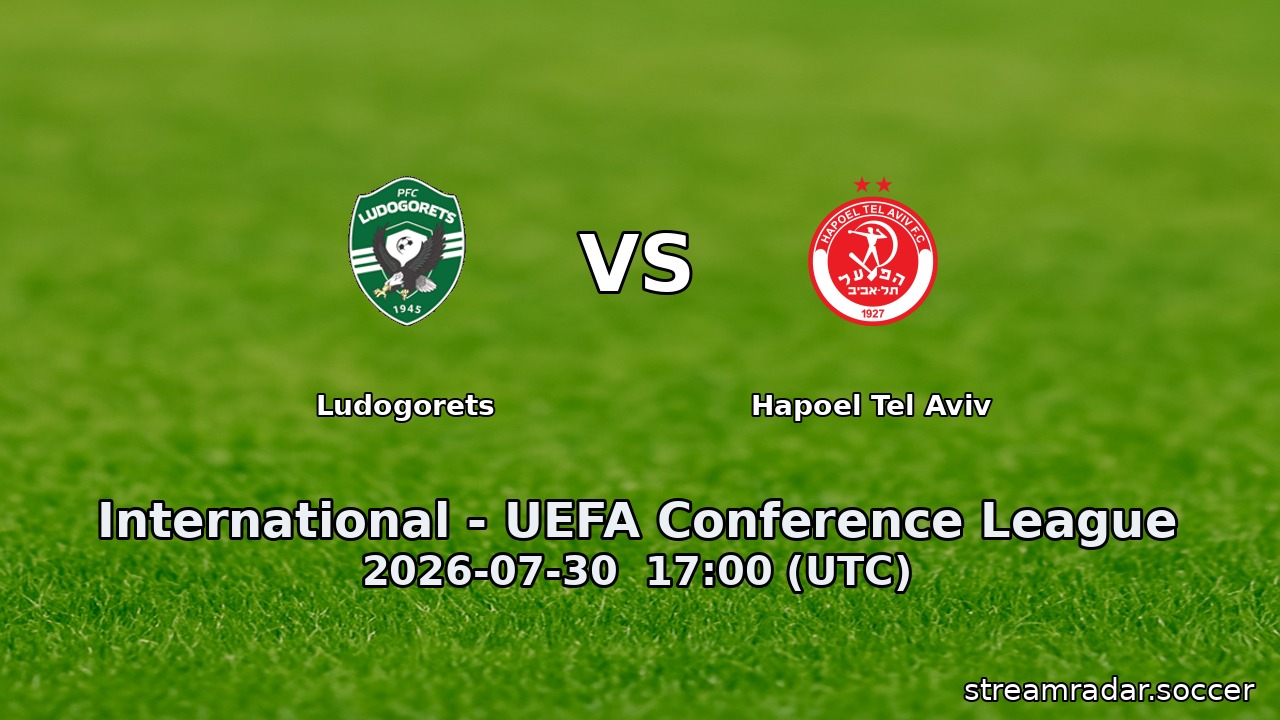 Ludogorets vs Hapoel Tel Aviv