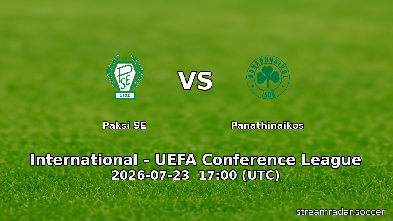Paksi SE vs Panathinaikos