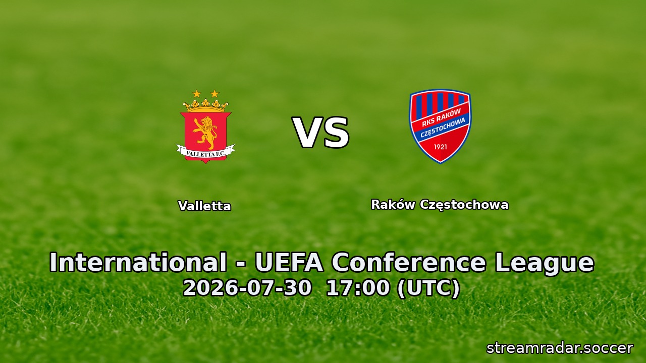 Valletta vs Raków Częstochowa