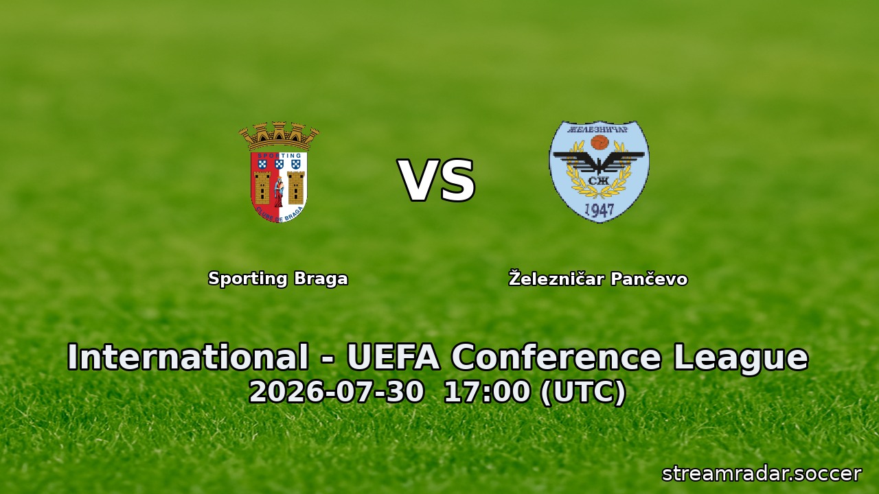 Sporting Braga vs Železničar Pančevo