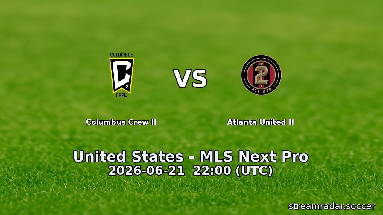 Columbus Crew II vs Atlanta United II