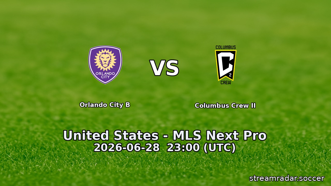 Orlando City B vs Columbus Crew II