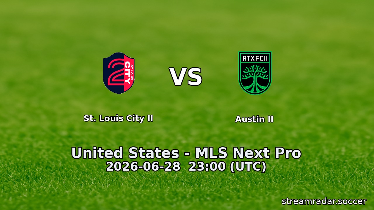 St. Louis City II vs Austin II