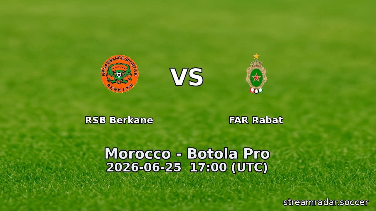 RSB Berkane vs FAR Rabat