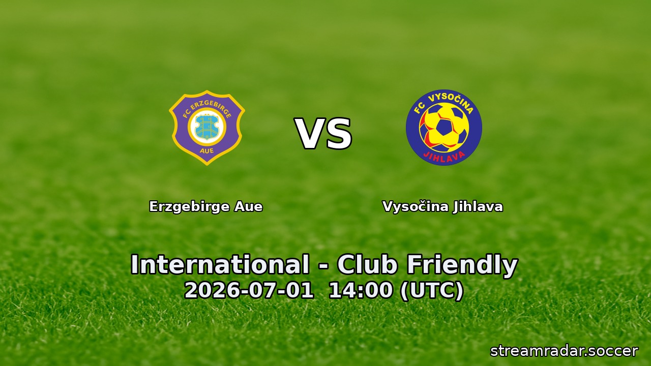 Erzgebirge Aue vs Vysočina Jihlava