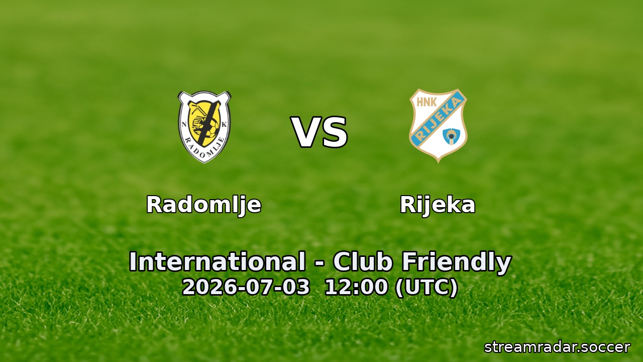 Radomlje vs Rijeka