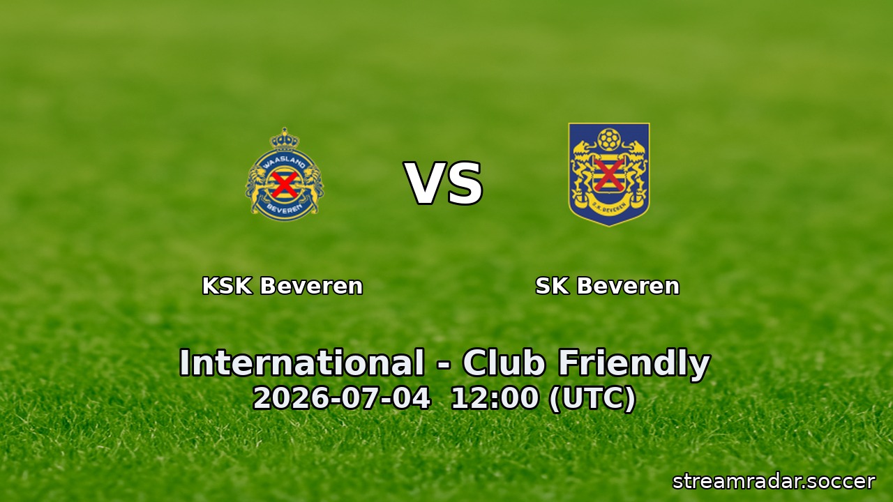 KSK Beveren vs SK Beveren