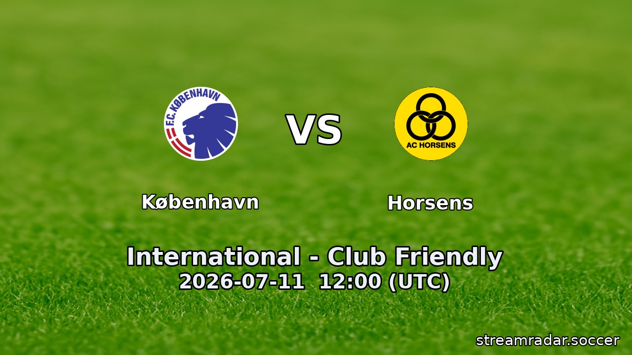 København vs Horsens