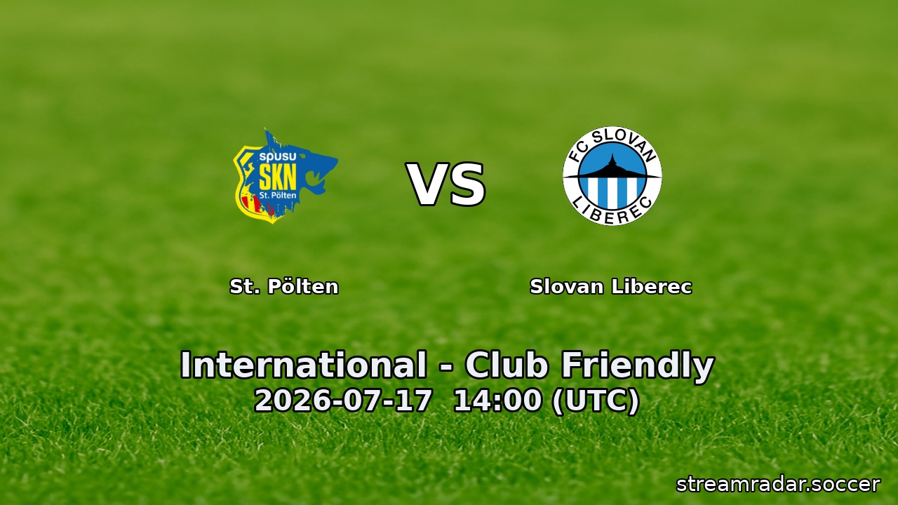 St. Pölten vs Slovan Liberec