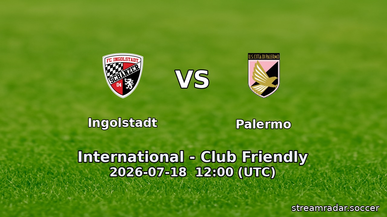 Ingolstadt vs Palermo