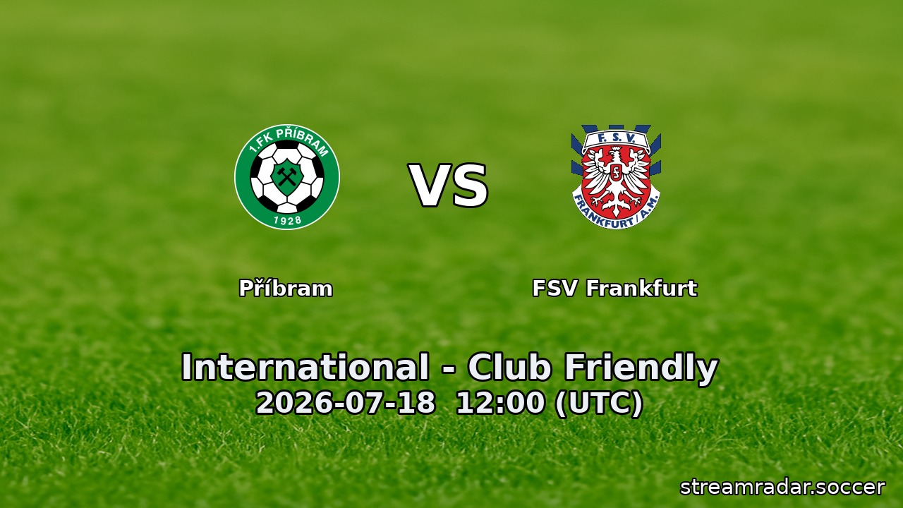 Příbram vs FSV Frankfurt