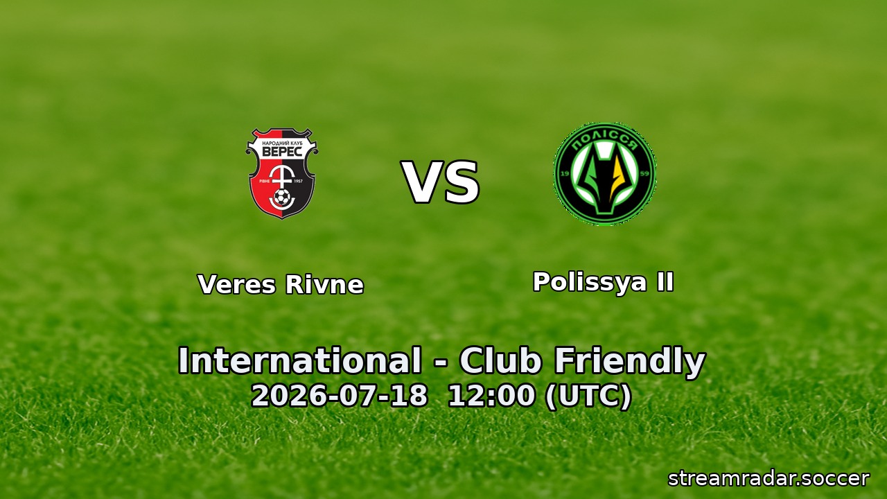 Veres Rivne vs Polissya II