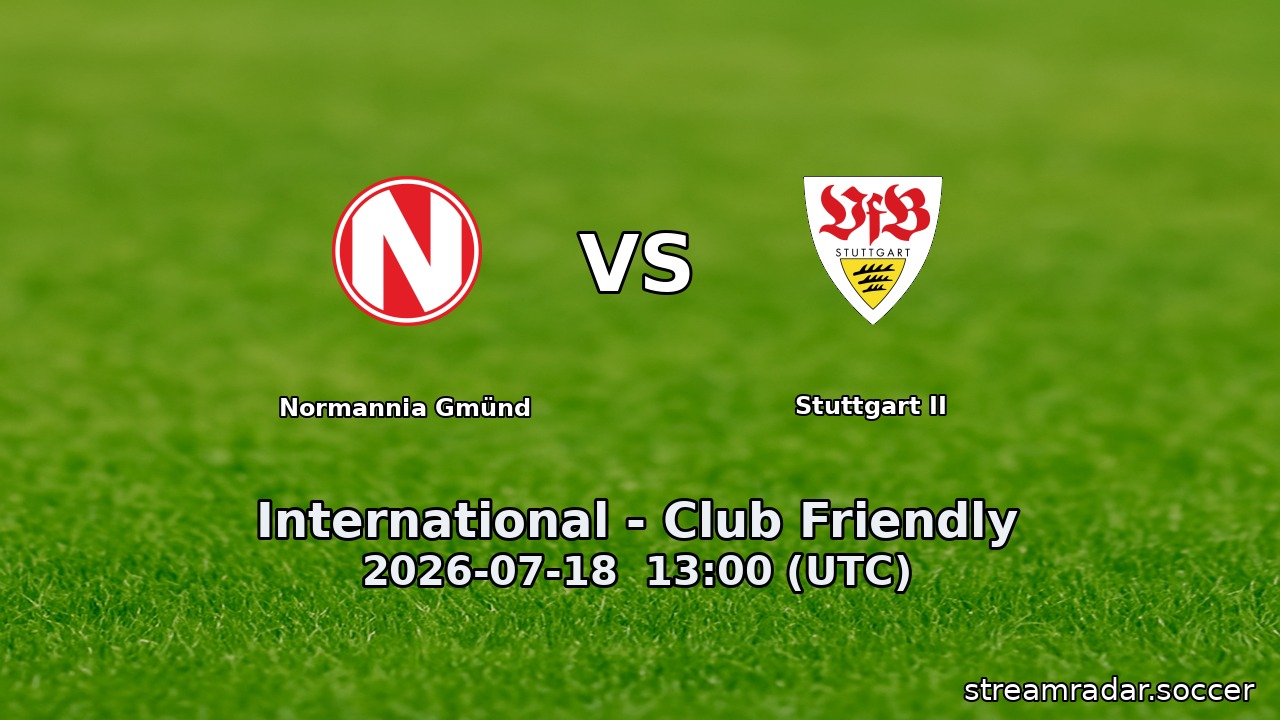 Normannia Gmünd vs Stuttgart II