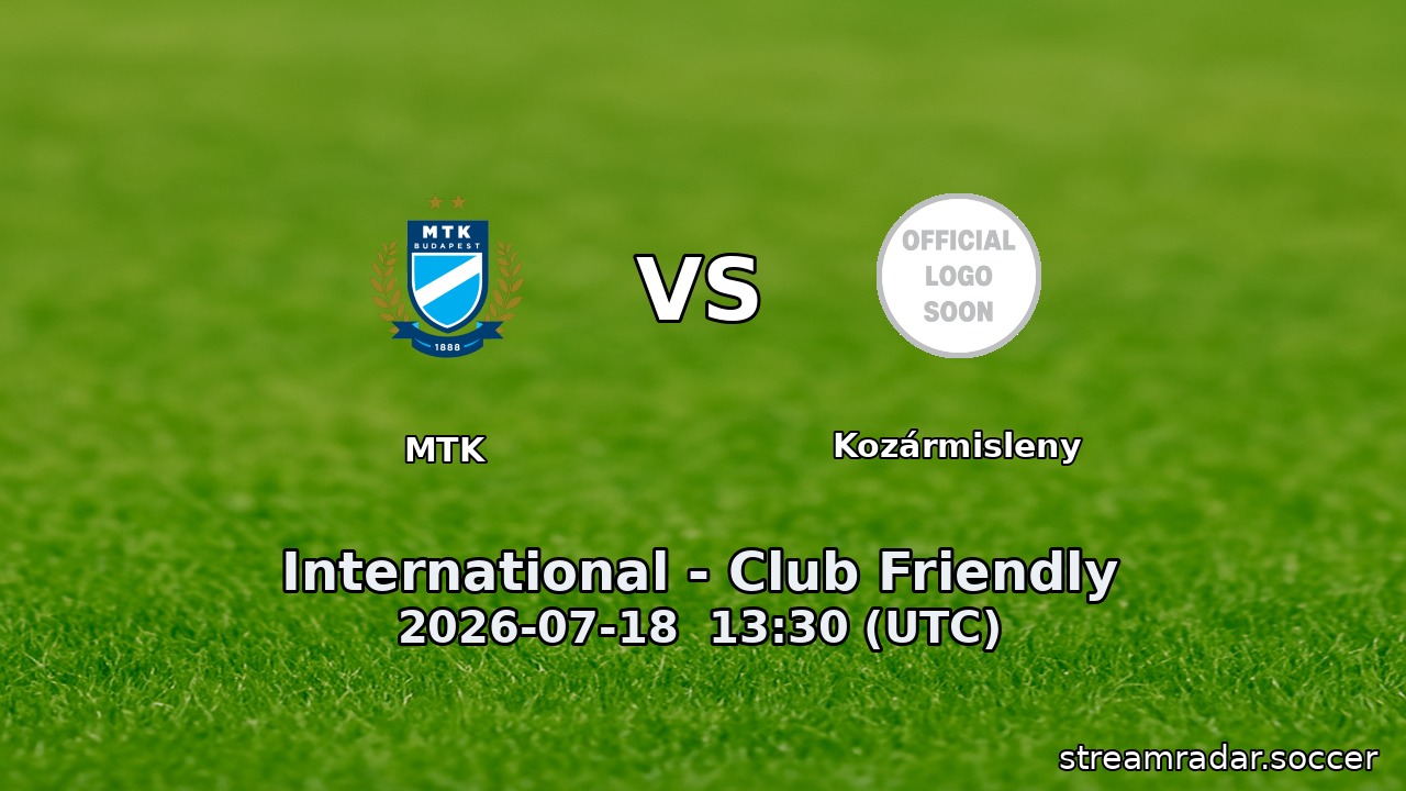MTK vs Kozármisleny
