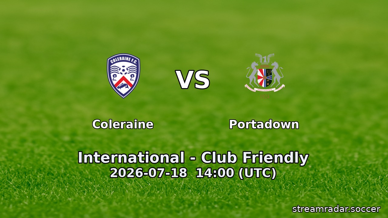 Coleraine vs Portadown