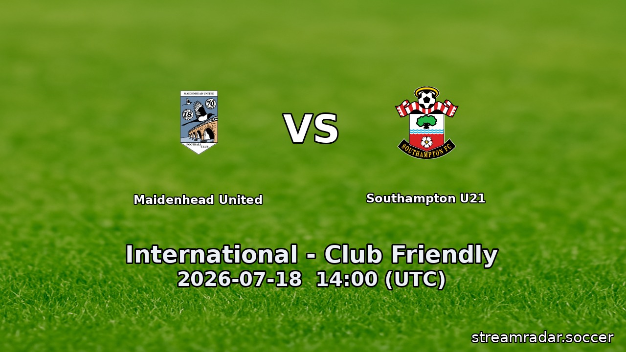 Maidenhead United vs Southampton U21