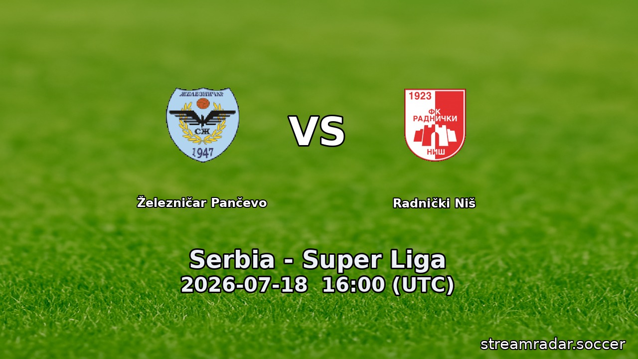 Železničar Pančevo vs Radnički Niš