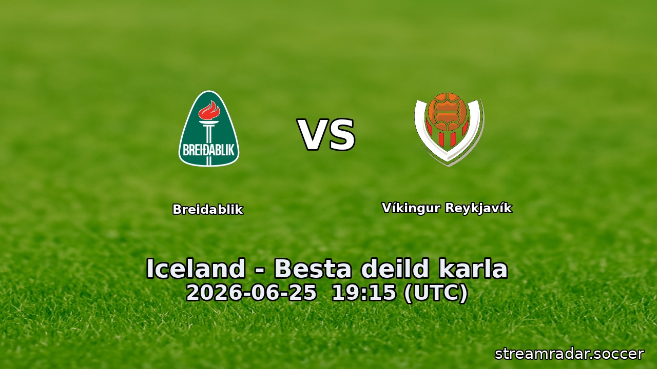 Breidablik vs Víkingur Reykjavík