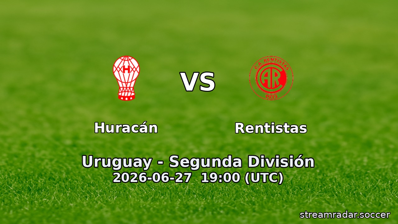 Huracán vs Rentistas