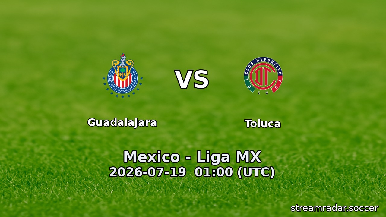 Guadalajara vs Toluca