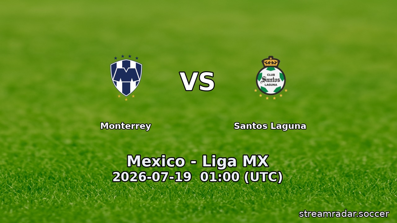 Monterrey vs Santos Laguna