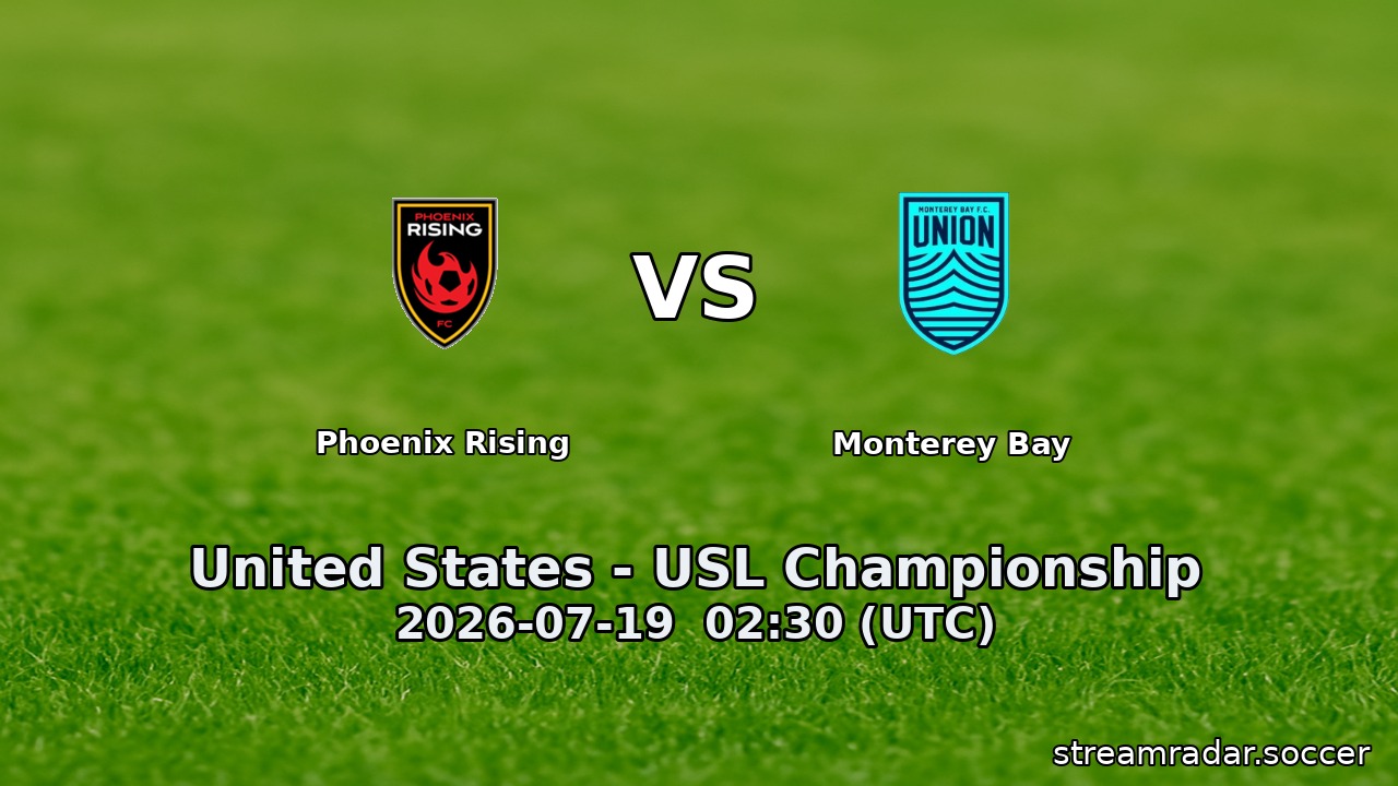 Phoenix Rising vs Monterey Bay