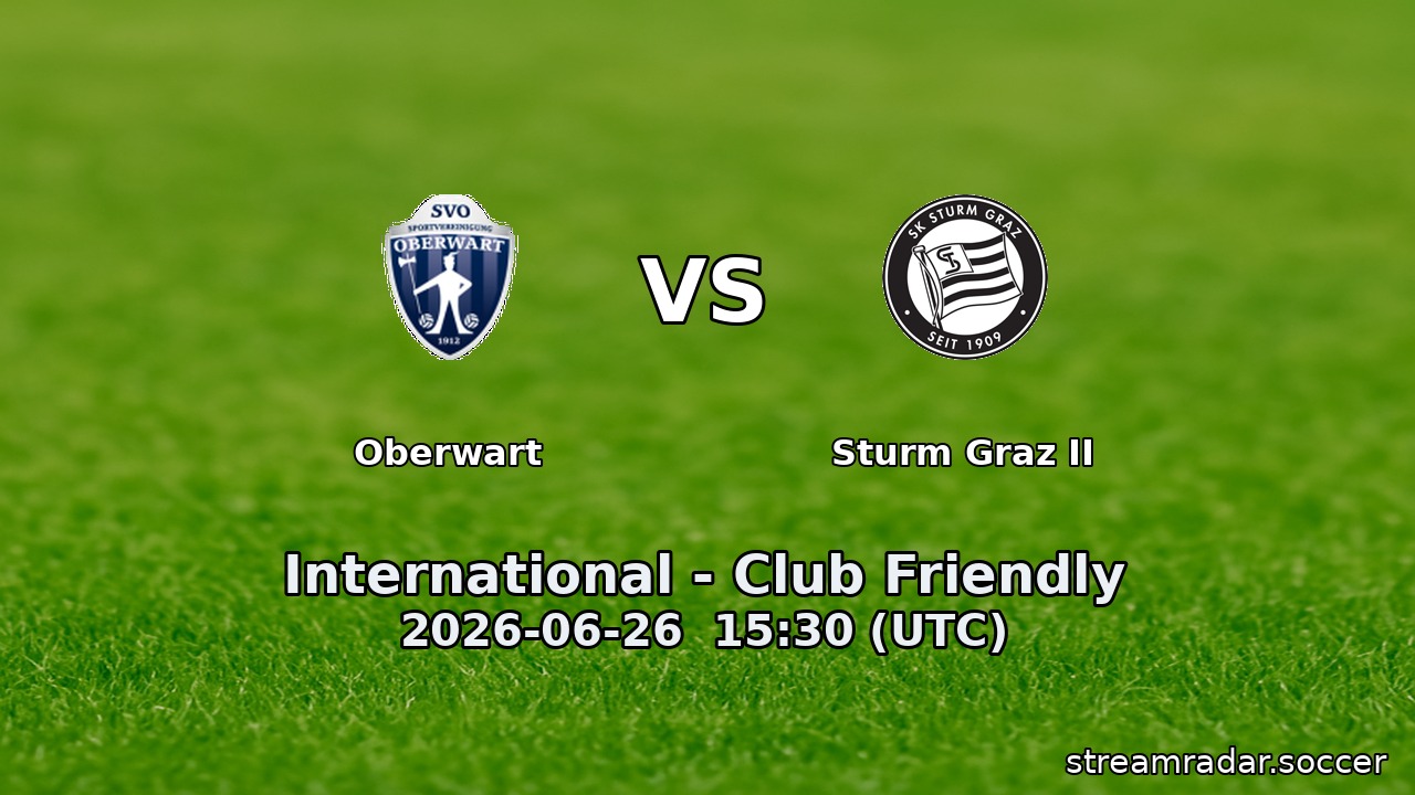 Oberwart vs Sturm Graz II