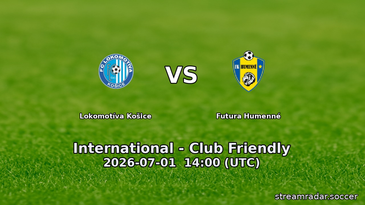 Lokomotíva Košice vs Futura Humenné