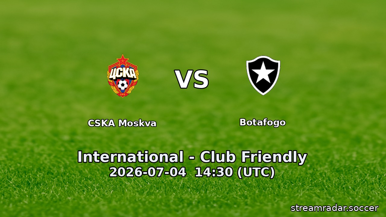 CSKA Moskva vs Botafogo