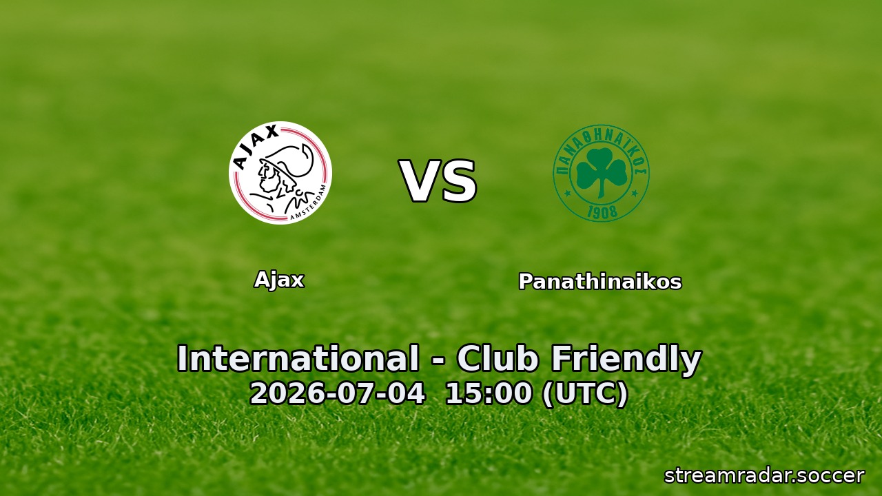 Ajax vs Panathinaikos