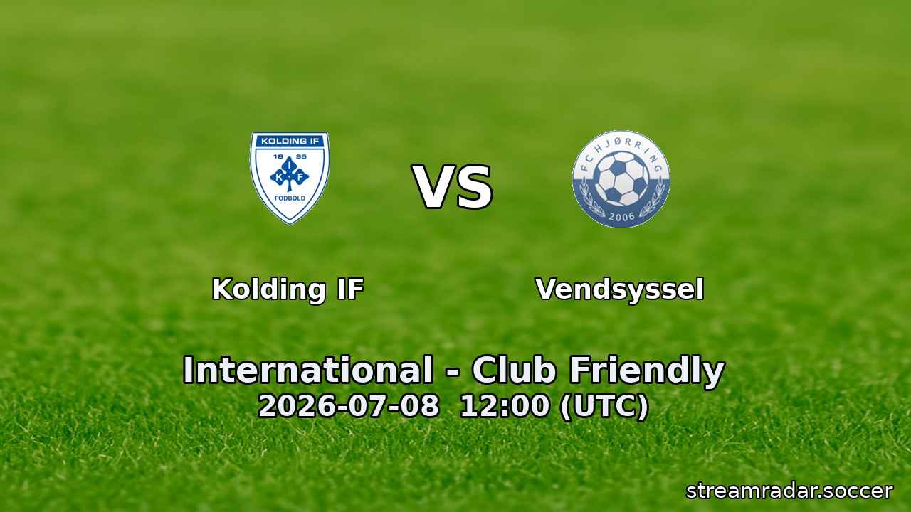 Kolding IF vs Vendsyssel