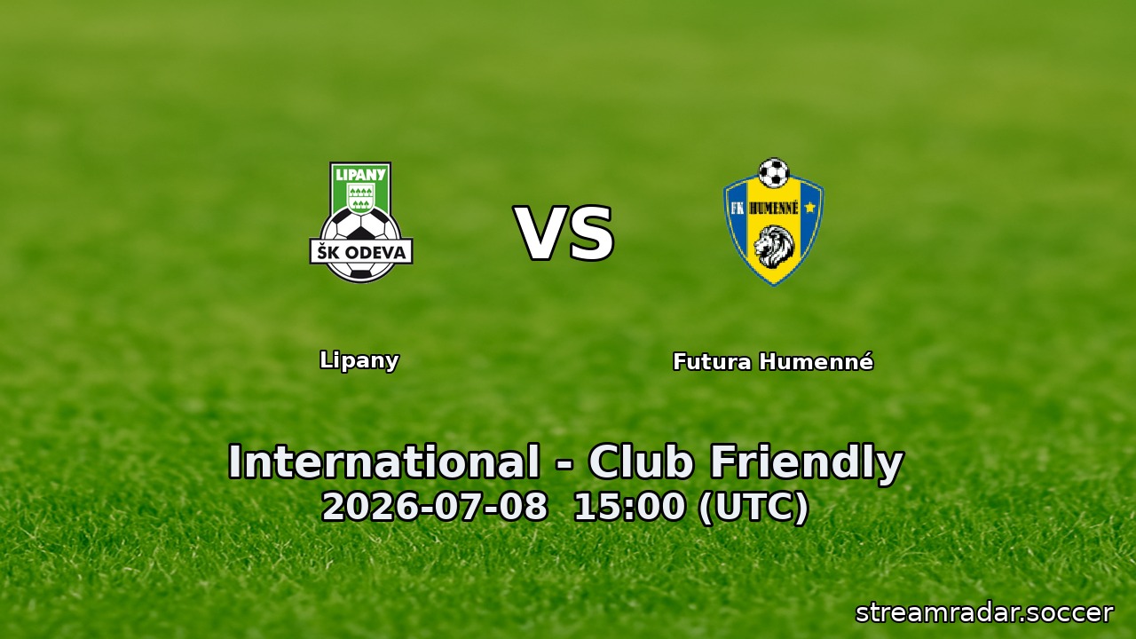 Lipany vs Futura Humenné