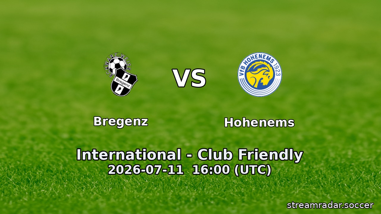 Bregenz vs Hohenems