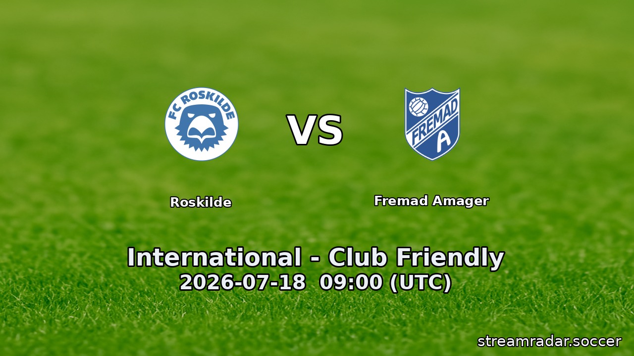 Roskilde vs Fremad Amager