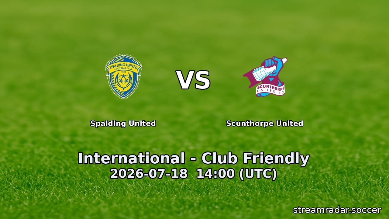 Spalding United vs Scunthorpe United