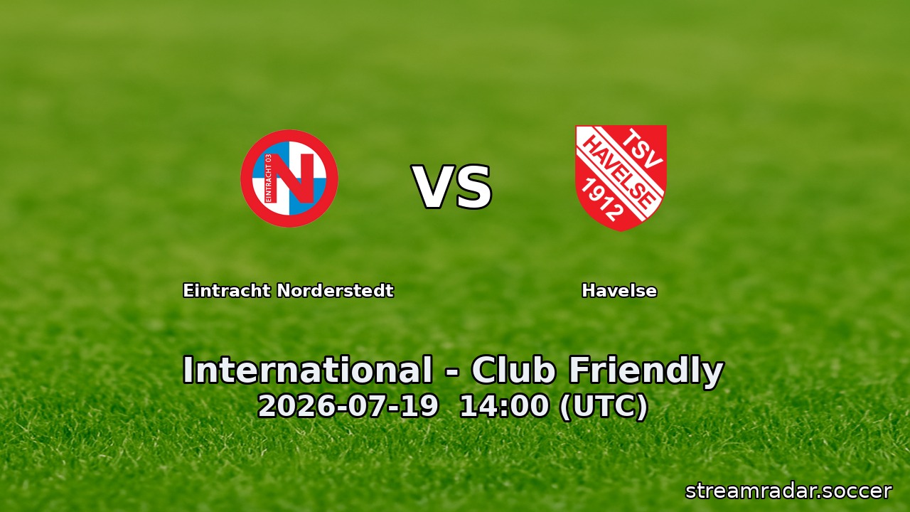 Eintracht Norderstedt vs Havelse