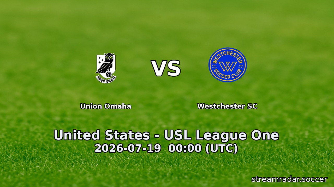 Union Omaha vs Westchester SC