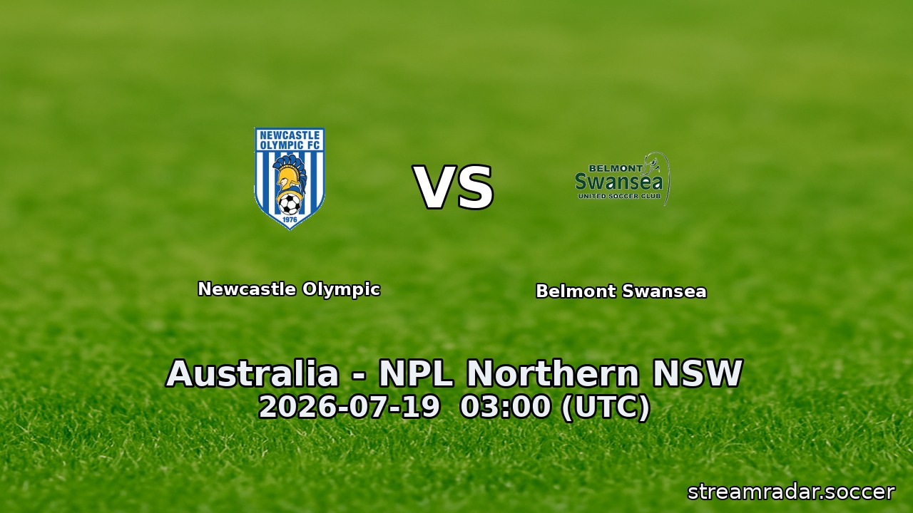 Newcastle Olympic vs Belmont Swansea