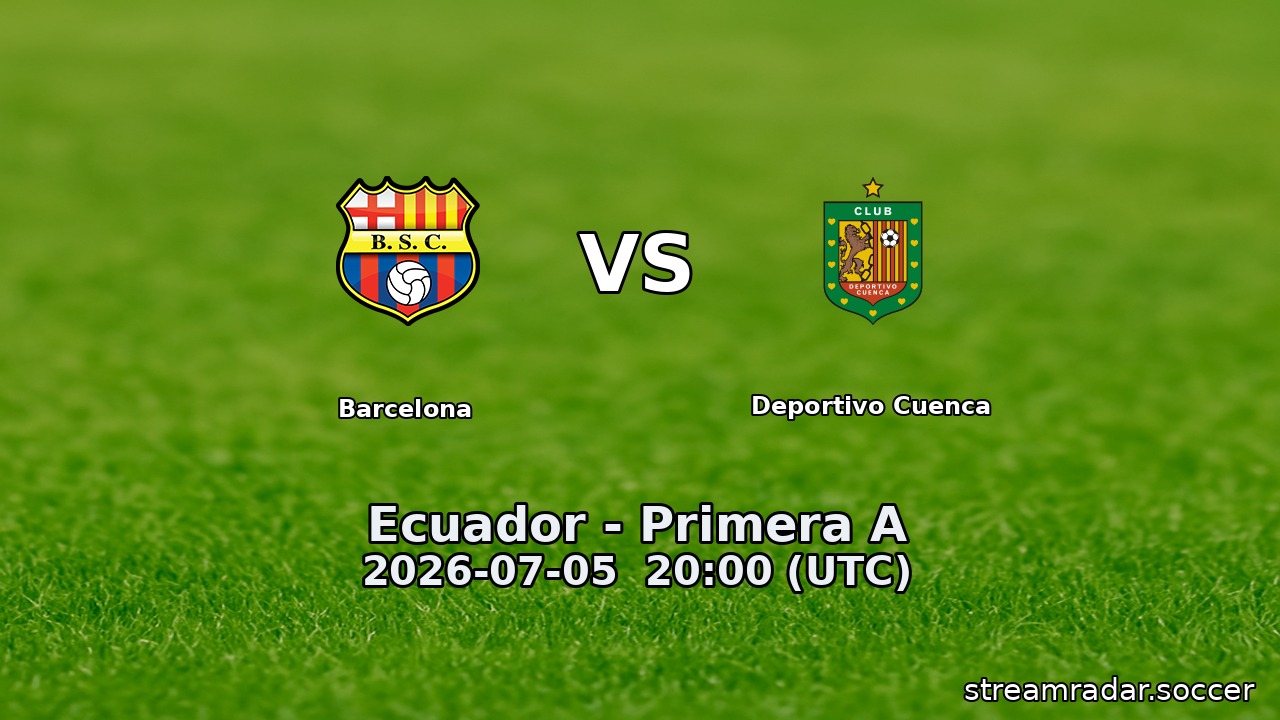 Barcelona vs Deportivo Cuenca