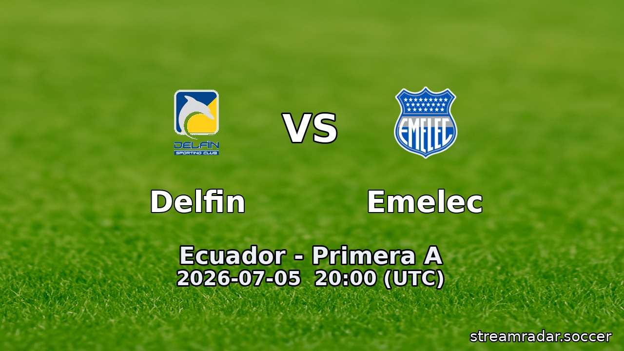 Delfin vs Emelec
