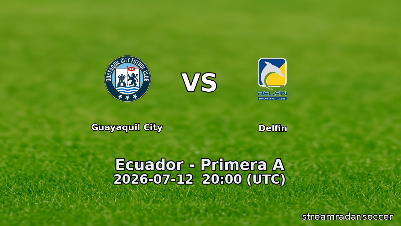 Guayaquil City vs Delfin