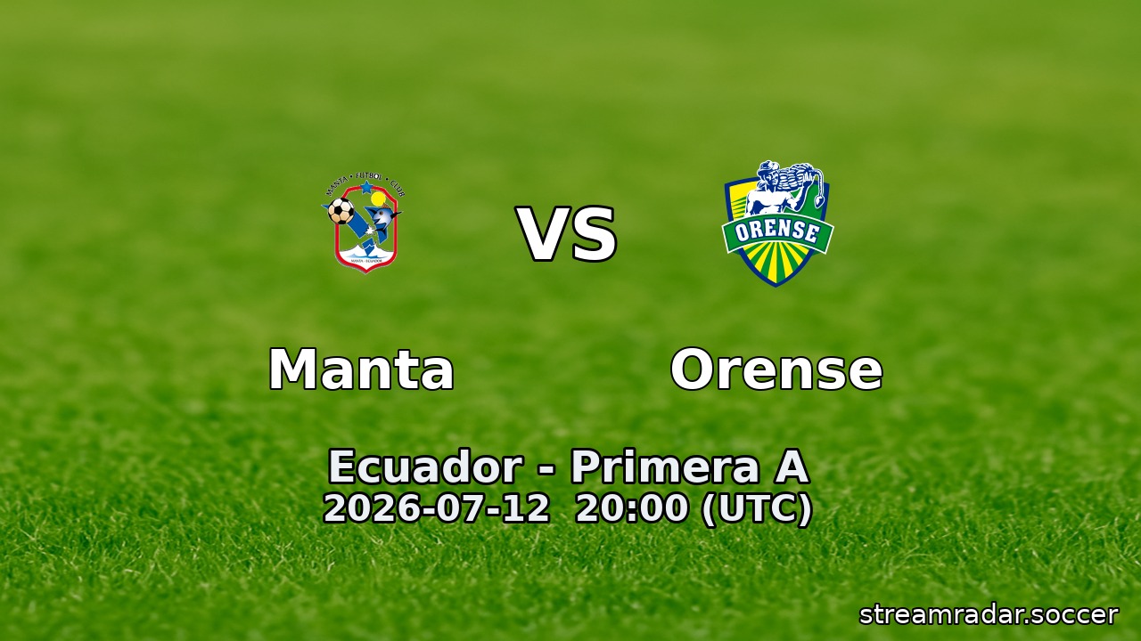 Manta vs Orense