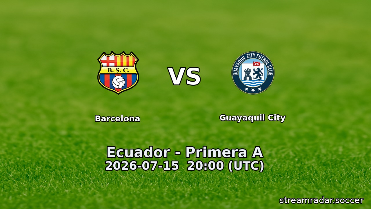 Barcelona vs Guayaquil City