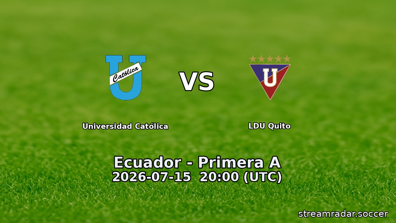Universidad Católica vs LDU Quito